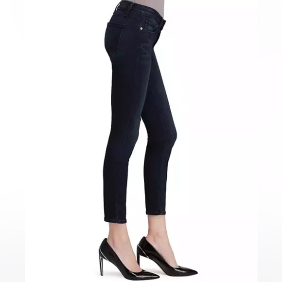 Paige Transcend Verdugo Crop Jeans in Midlake - Picture 3 of 4